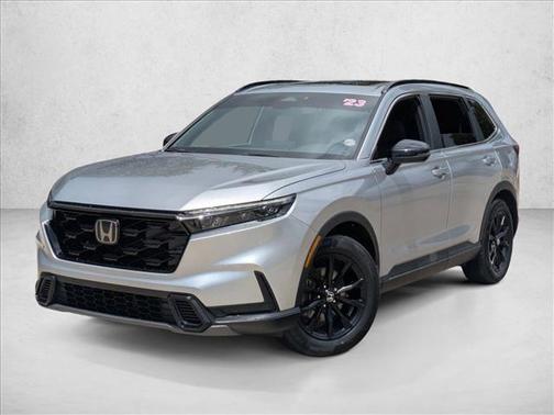Lunar Silver Metallic 2023 Honda CR-V Hybrid Sport FWD