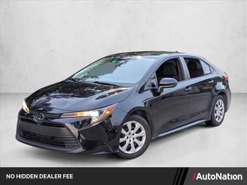 Midnight Black Metallic 2024 Toyota Corolla LE
