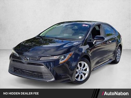 Midnight Black Metallic 2024 Toyota Corolla LE