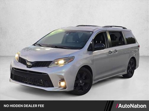 Predawn Gray Mica 2020 Toyota Sienna SE Premium