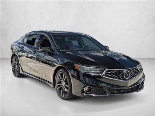 Crystal Black Pearl 2019 Acura TLX Technology