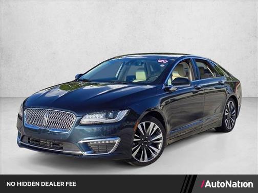 Empire Blue Tinted Clearcoat 2020 Lincoln MKZ Hybrid Reserve