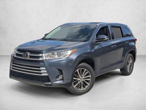 Shoreline Blue Pearl 2018 Toyota Highlander XLE