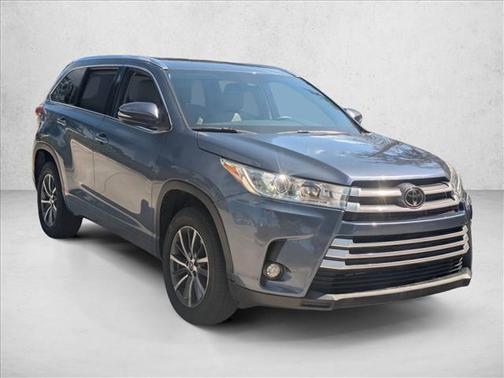 Shoreline Blue Pearl 2018 Toyota Highlander XLE