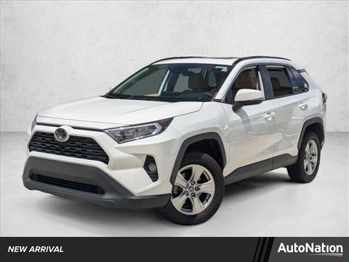 Super White 2021 Toyota RAV4 XLE