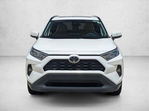 Super White 2021 Toyota RAV4 XLE