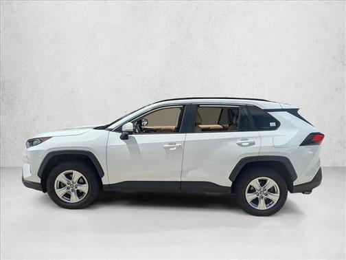 Super White 2021 Toyota RAV4 XLE