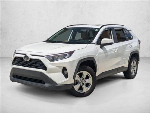 Super White 2021 Toyota RAV4 XLE