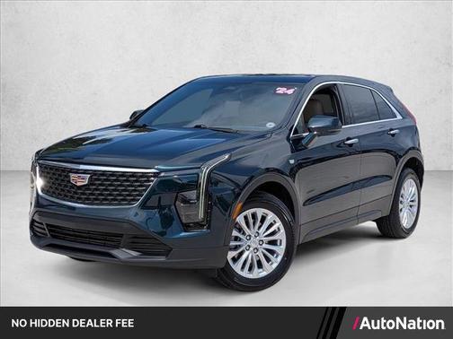 Emerald Lake Metallic 2024 Cadillac XT4 Luxury