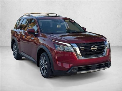Scarlet Ember 2024 Nissan Pathfinder SL FWD