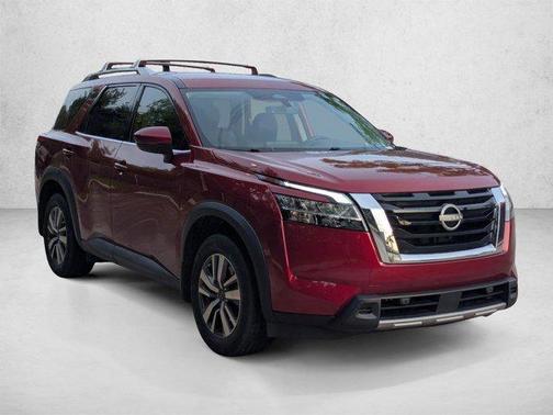 Scarlet Ember 2024 Nissan Pathfinder SL FWD