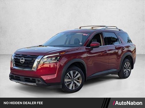 Scarlet Ember 2024 Nissan Pathfinder SL FWD