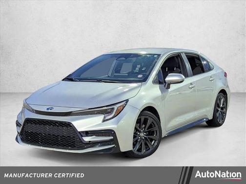 Classic Silver Metallic 2024 Toyota Corolla Hybrid SE
