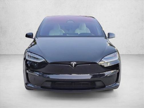 Solid Black 2022 Tesla Model X Plaid Tri Motor All-Wheel Drive