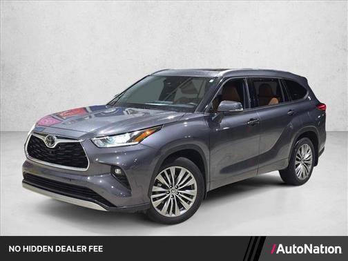 Magnetic Gray Metallic 2021 Toyota Highlander Platinum