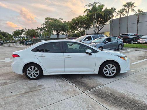 White 2022 Toyota Corolla LE