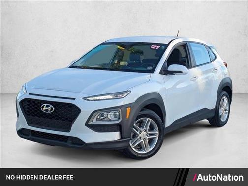 Chalk White 2021 Hyundai KONA SE