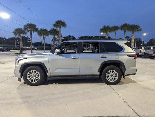 Celestial Silver Metallic 2025 Toyota Sequoia SR5