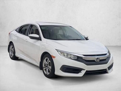 Taffeta White 2016 Honda Civic LX