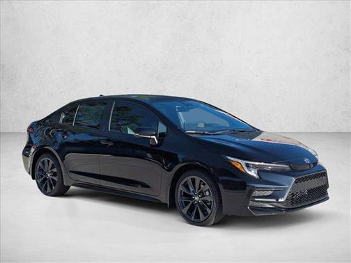 Midnight Black Metallic 2026 Toyota Corolla XSE