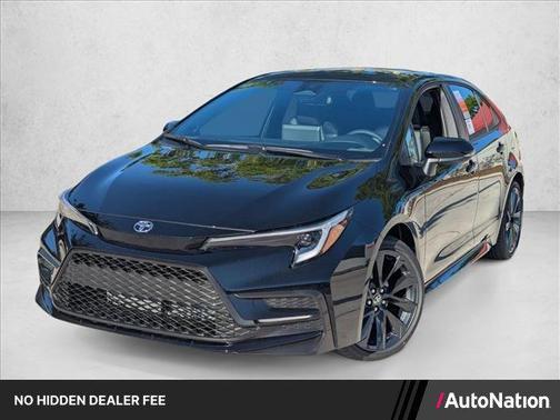 Midnight Black Metallic 2026 Toyota Corolla XSE