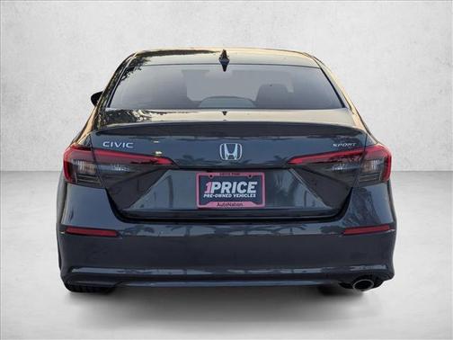 Meteorite Gray Metallic 2024 Honda Civic Sport
