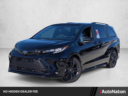 Midnight Black Metallic 2026 Toyota Sienna XSE 7 Passenger
