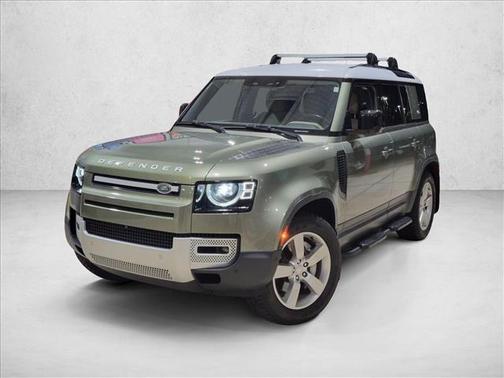 Pangea Green Metallic 2021 Land Rover Defender 110 SE