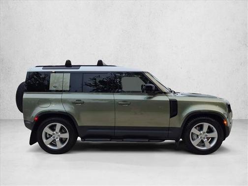 Pangea Green Metallic 2021 Land Rover Defender 110 SE