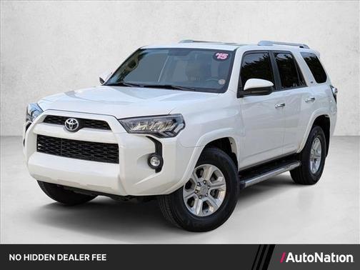 Super White 2015 Toyota 4Runner SR5