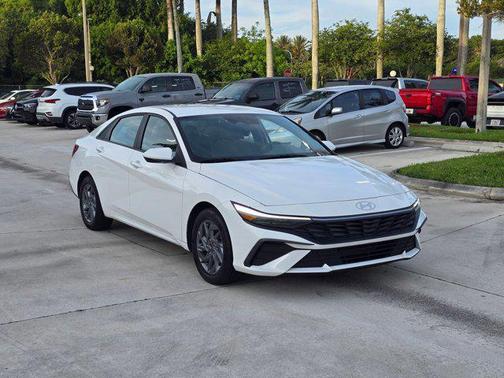 Serenity White 2024 Hyundai ELANTRA SEL
