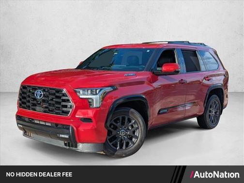 Supersonic Red 2023 Toyota Sequoia Platinum