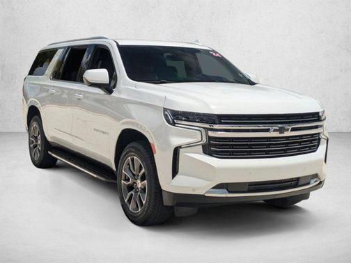 Summit White 2024 Chevrolet Suburban LT