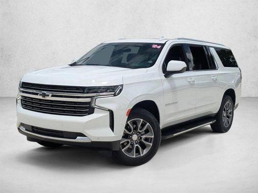 Summit White 2024 Chevrolet Suburban LT
