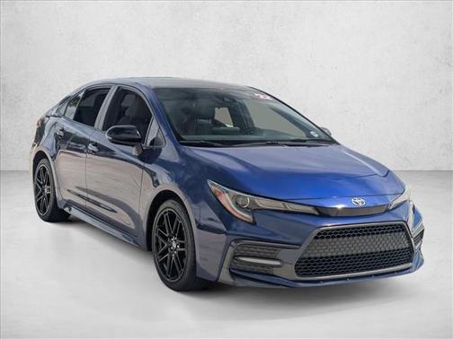 Blue 2022 Toyota Corolla SE