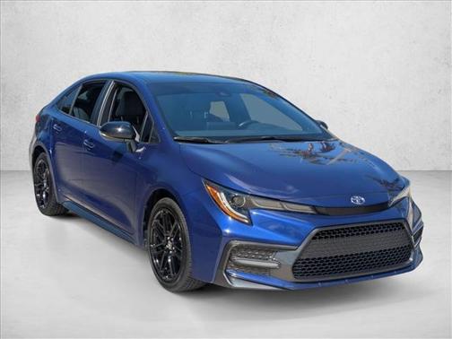 Blue 2022 Toyota Corolla SE