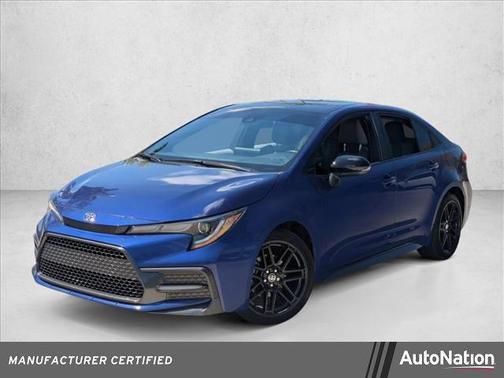 Blue 2022 Toyota Corolla SE