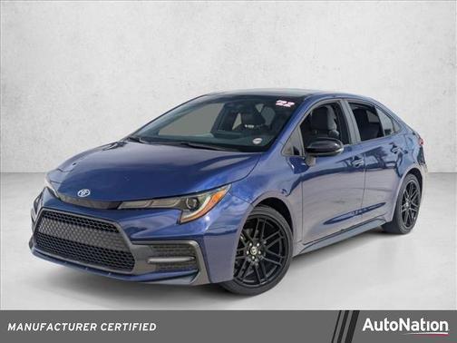 Blue 2022 Toyota Corolla SE