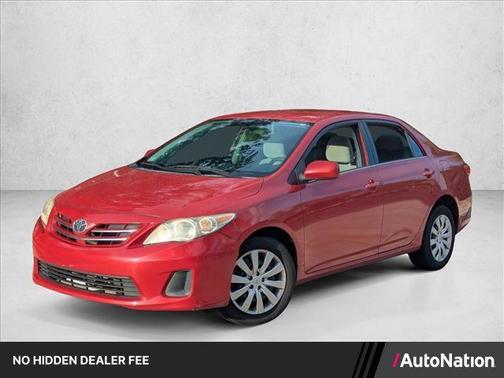 Barcelona Red Metallic 2013 Toyota Corolla LE