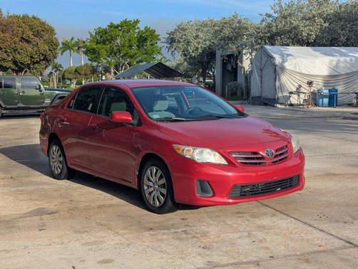 Barcelona Red Metallic 2013 Toyota Corolla LE