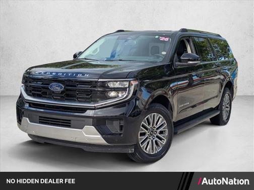 Agate Black Metallic 2026 Ford Expedition Max Platinum