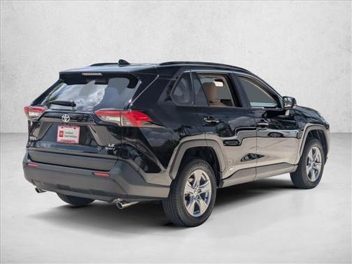 Midnight Black Metallic 2025 Toyota RAV4 Hybrid LE