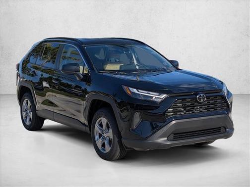 Midnight Black Metallic 2025 Toyota RAV4 Hybrid LE