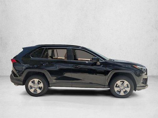 Midnight Black Metallic 2025 Toyota RAV4 Hybrid LE