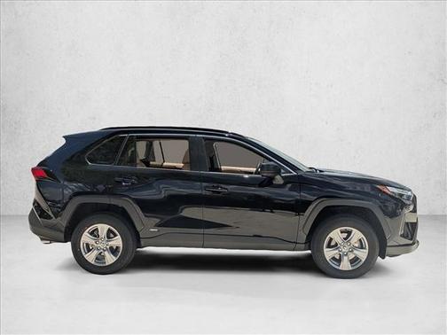 Midnight Black Metallic 2025 Toyota RAV4 Hybrid LE