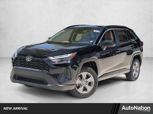 Midnight Black Metallic 2025 Toyota RAV4 Hybrid LE