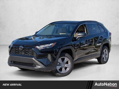 Midnight Black Metallic 2025 Toyota RAV4 Hybrid LE