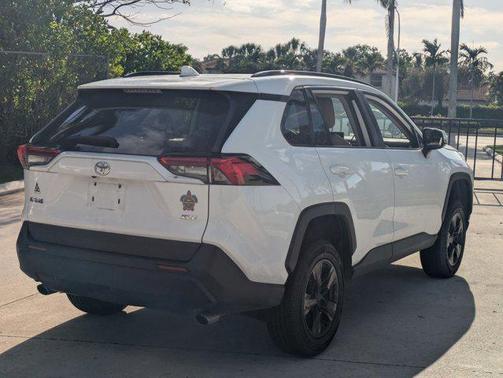 Super White 2021 Toyota RAV4 XLE