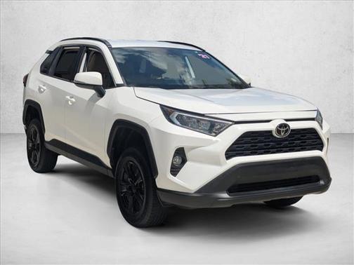 Super White 2021 Toyota RAV4 XLE