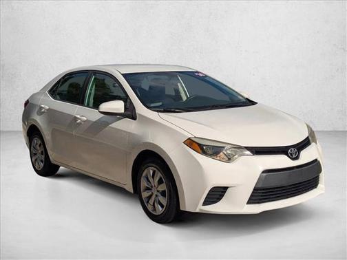 Super White 2014 Toyota Corolla LE